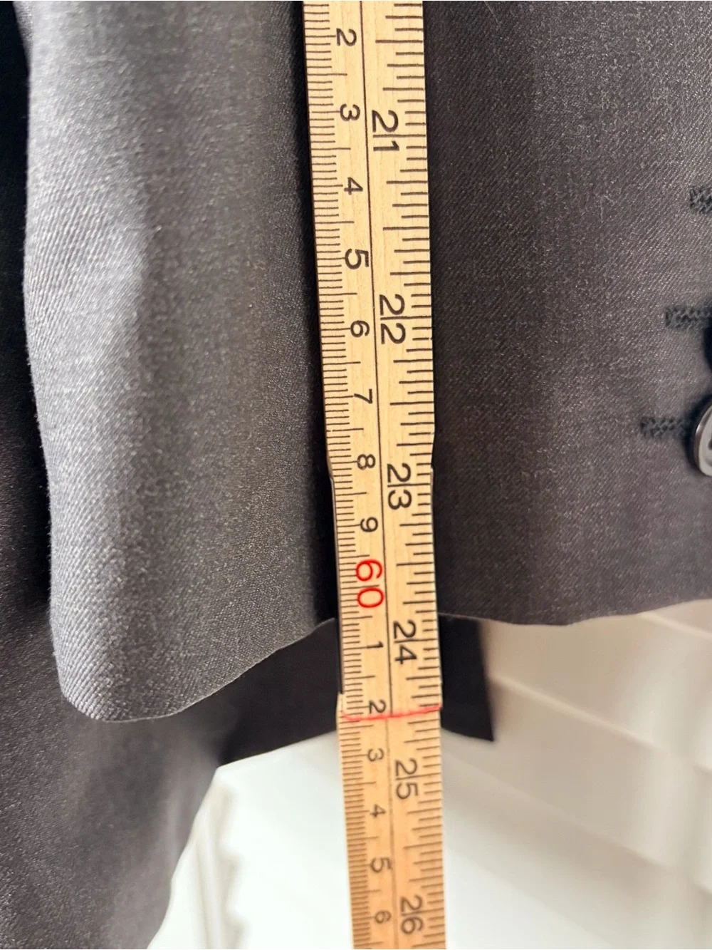 Loro Piana Super 100's Wool Bespoke Blazer Reising Frankfurt Mens 44R 48EU